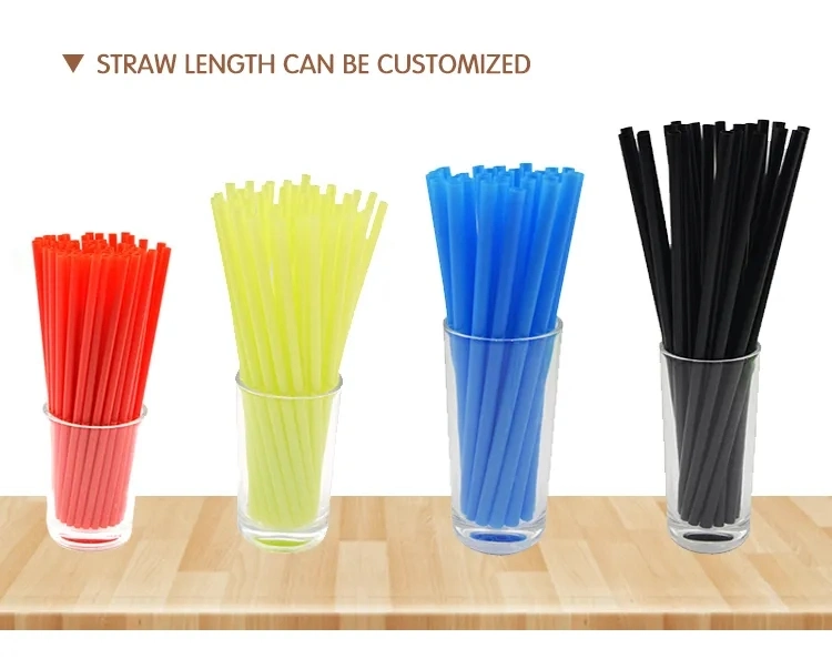 China Manufacturer Hot Sale 10mm/11mm/12mm Biodegradable Plastic Bubble Tea Straw Paper Individual Wrapped with Customized Logo Printed